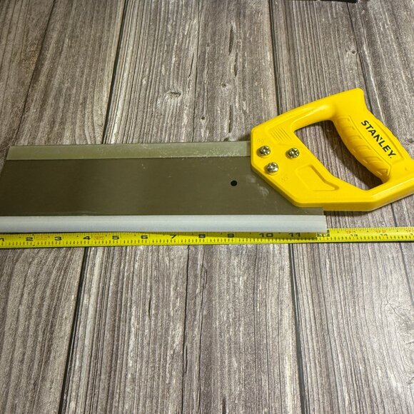 2 Stanley Hand Saws Fat Max 20/500, One a Miter Saw (ONLY) 12” x 3 ½” READ - Picture 12 of 14